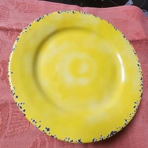 Tommy Bahama Yellow Melamine Plates,bowls,servers